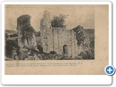 Clinton - Ruins of the old iron furnace between Clinton and Glen Gardner - 1911