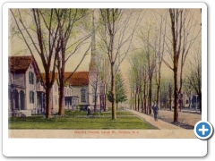 Clinton - Leigh Street Homes and Church - 1907