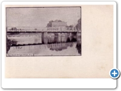 Clinton - Main Street Bridge - Water View - 1906