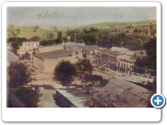 Clinton - Main Street - View From the Bluff - c 1910