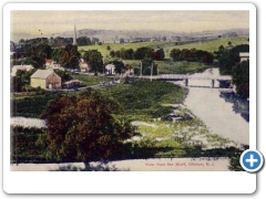 Clinton - A View From the Bluffs - 1908