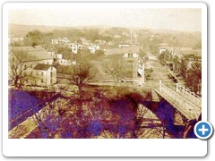 Clinton - View From the Bluffs - c 1910