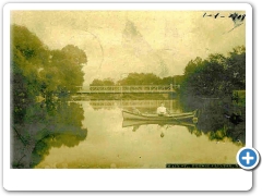 Clinton - Water View of the Main Street Bridge - 1908