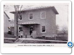 Asbury - Post Office and Graphite Mill Office - 1908