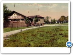 Another view of the Dance Pavilion at Bellewood Park - 1910