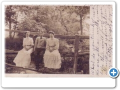 Sitting around at Bellewood Park - 1907