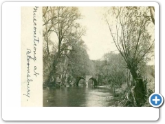 Bloomsbury - Musconetcong River and Stone Arch Bridge - 1900s