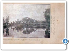 Califon - Wagon Bridge Across the South Branch - c 1910