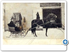 Califon - Horsedrawn Sleigh - 1900s