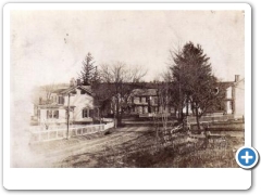 Cokesbry - Aarron Apgar Residense And Town view - 1906