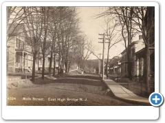 East High Bridge - Main Street by Garraway - c 1910