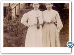 Everittstown - May Allen And Sister - c 1910