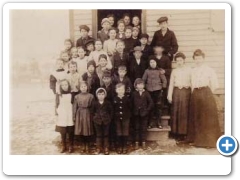 Everittstown - School kids wit their teacher - c 1910