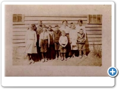 Everittstown - One Room School and students - c 1910