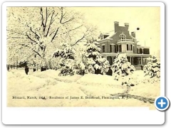 Flemington - The Brodhead Residence after the Blizzard - 1914