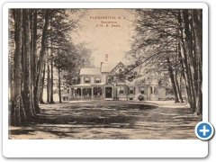 Flemington - Residence of H. E. Deats - c 1910