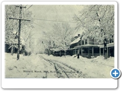 Flemington - Street sceme in the blizzard of March 1914