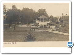 Flemington - The bandstand at the park - c 1910