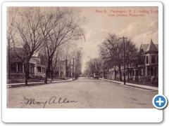 Flemington - Main Street South From the Monument - 1908