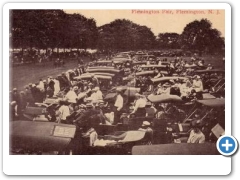 Flemington - A Harness Race at the Flemington Fair - 1914