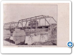 Flemington - Trolley On Bald Creek Bridge - 1906