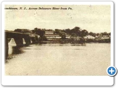 Frenchtown - From across the Delaware River - 1926