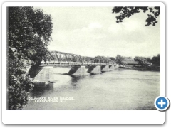 Frenchtown - Steel bridge overthe Delaware River