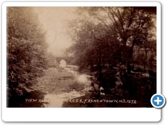 Frenchtown - View Along the creek - 1912