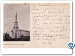 Glen Gardner - The Lutheran Church - 1905