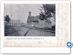 Junction - A view of the School And Bigelow's Hall - 1905