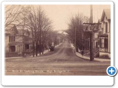High Bridge - Main Street Looking S0uth From the Railroad Track - c 1910