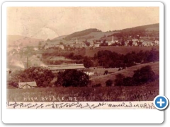 High Bridge - A bird's eye view of the town - 1906