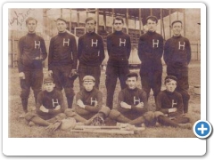 High Bridge - High School Baseball Team - 1910