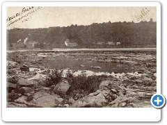 Lambertville - Welles Falls on the Delaware River - 1905