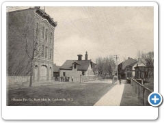 Lambertville - The Hibernian Fire Company fie house on South Main Street - c 1910