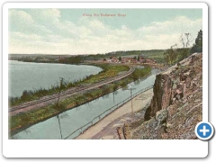 Lambertville - Delaware River - D and R Canal - Railroad - c 1910