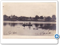 Lambertville - Boating on the Delaware  River - c 1910