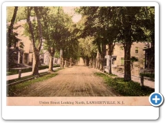 Lambertville - Union Street looking North - c 1910