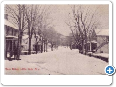 Little York - Main Street With Snow - 1911