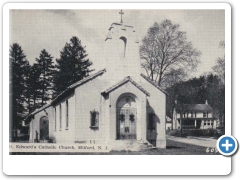 Milford - Saint Edward's Roman  Catholic Church - c 1910 