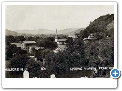 Milford - Looking North from the cem - c 1910