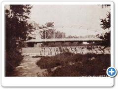 Milford - The brdg at Que-qua Creek - c 1910