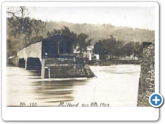 Milford - Bridge wash out on the Delaware River on October 10th 1903 - 1911