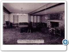 Milford - The Interior of the Riegel Ridge Community House - 1920s
