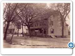 New Germantown  - Hotel and Post Office - c 1910