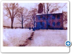 New Germantown - ASchool In Snow - c 1910