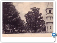 Pattenburg - Church Street and the ME Church - 1907