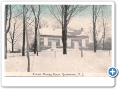 Quakertown - Friends Meeting in snow - c 1910