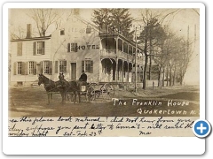 Quakertown - The Franklin House Hotel-  1906