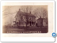 Quakertown - The Methodist Episcopal Parsonage - c 1910